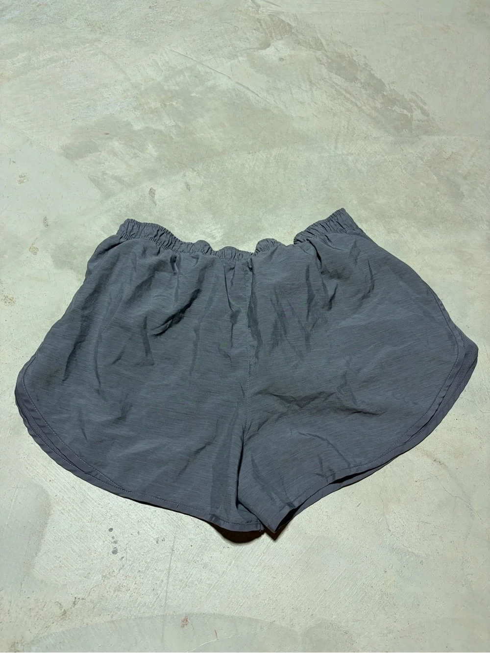 Nike Women’s Charcoal Athletic Shorts with Swoosh XL